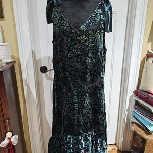 A Rare Bird -  Velvet High Low Dress, NWT - Size L/XL